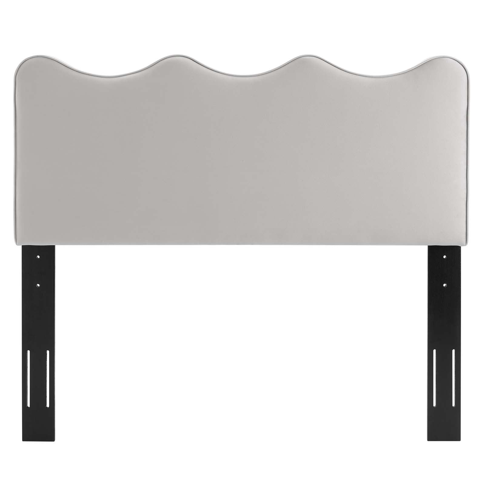 Modway Headboards - Athena Performance Velvet Full/Queen Headboard Light Gray