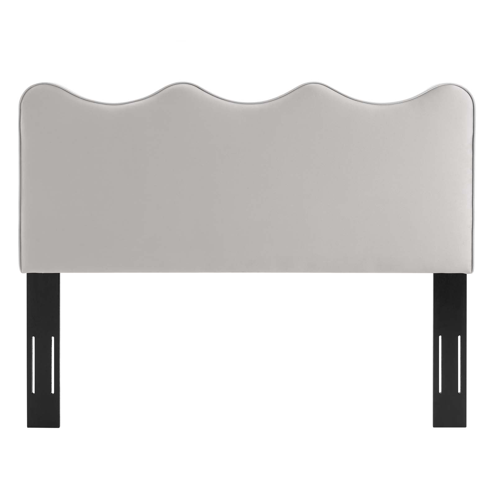 Modway Headboards - Athena Performance Velvet King/California King Headboard Light Gray