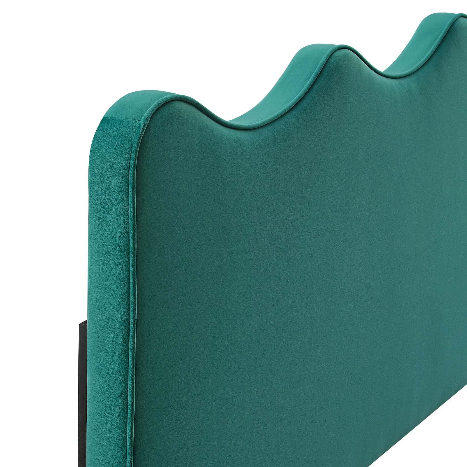 Modway Headboards - Athena Performance Velvet King/California King Headboard Teal