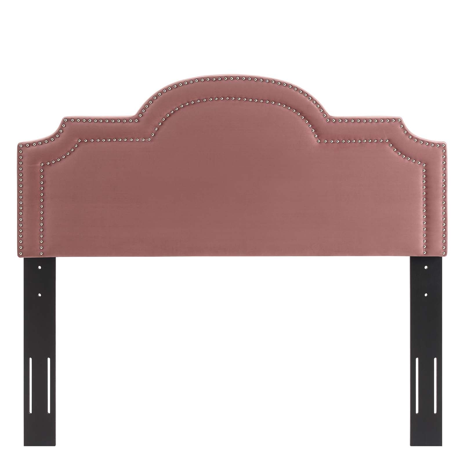 Modway Headboards - Belinda Performance Velvet Full/Queen Headboard Dusty Rose