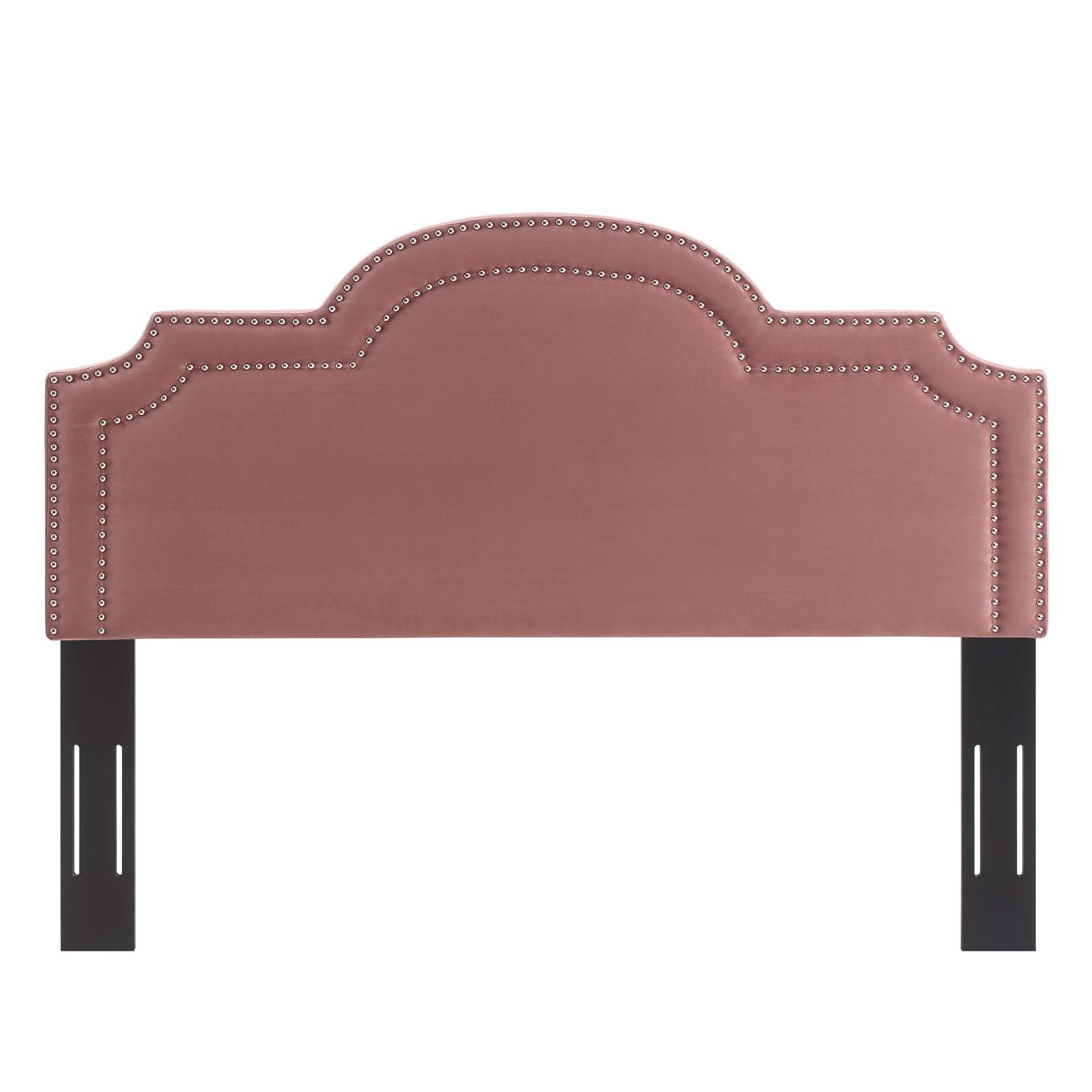 Modway Headboards - Belinda Performance Velvet Full/Queen Headboard Dusty Rose