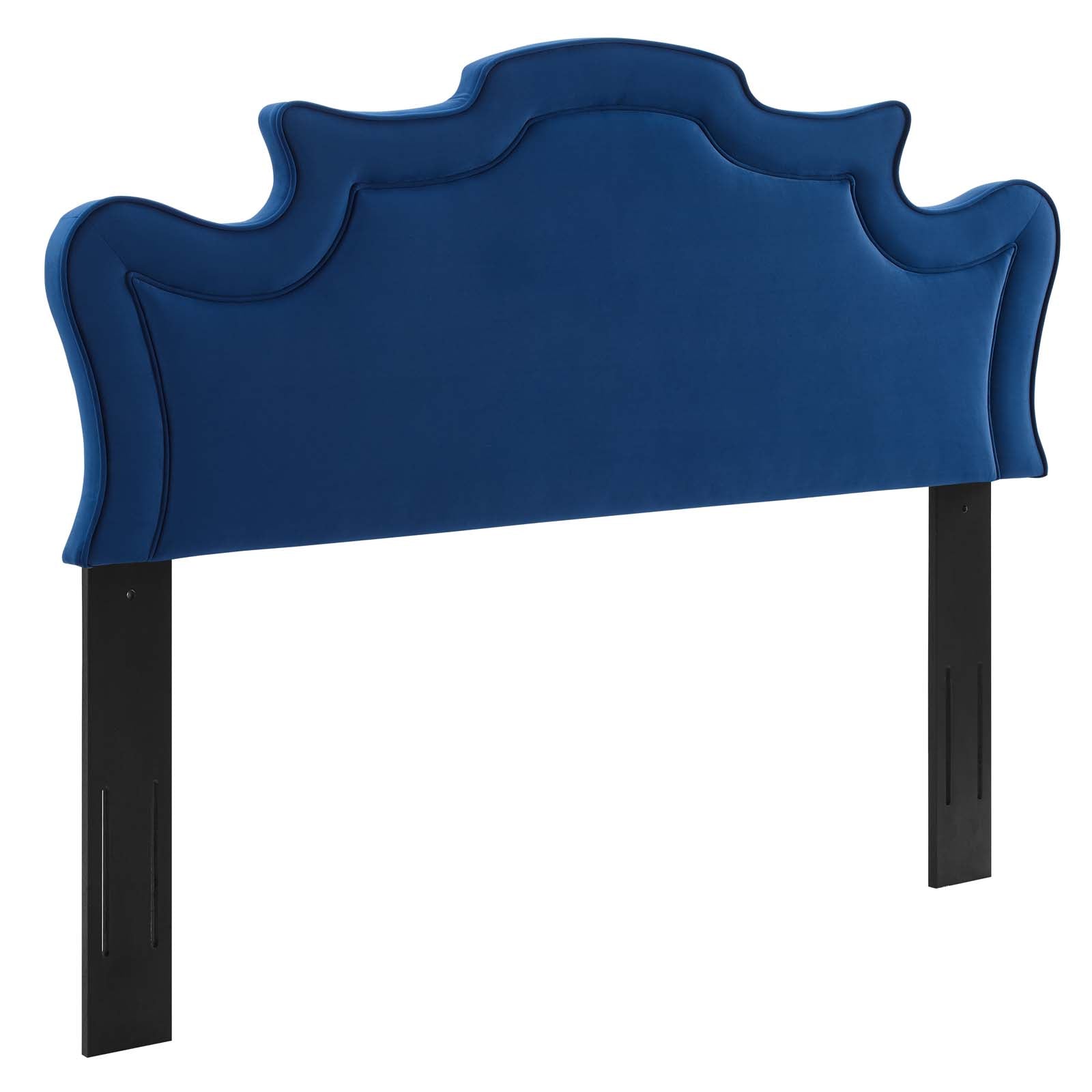 Modway Headboards - Evangeline Performance Velvet Twin Headboard Navy