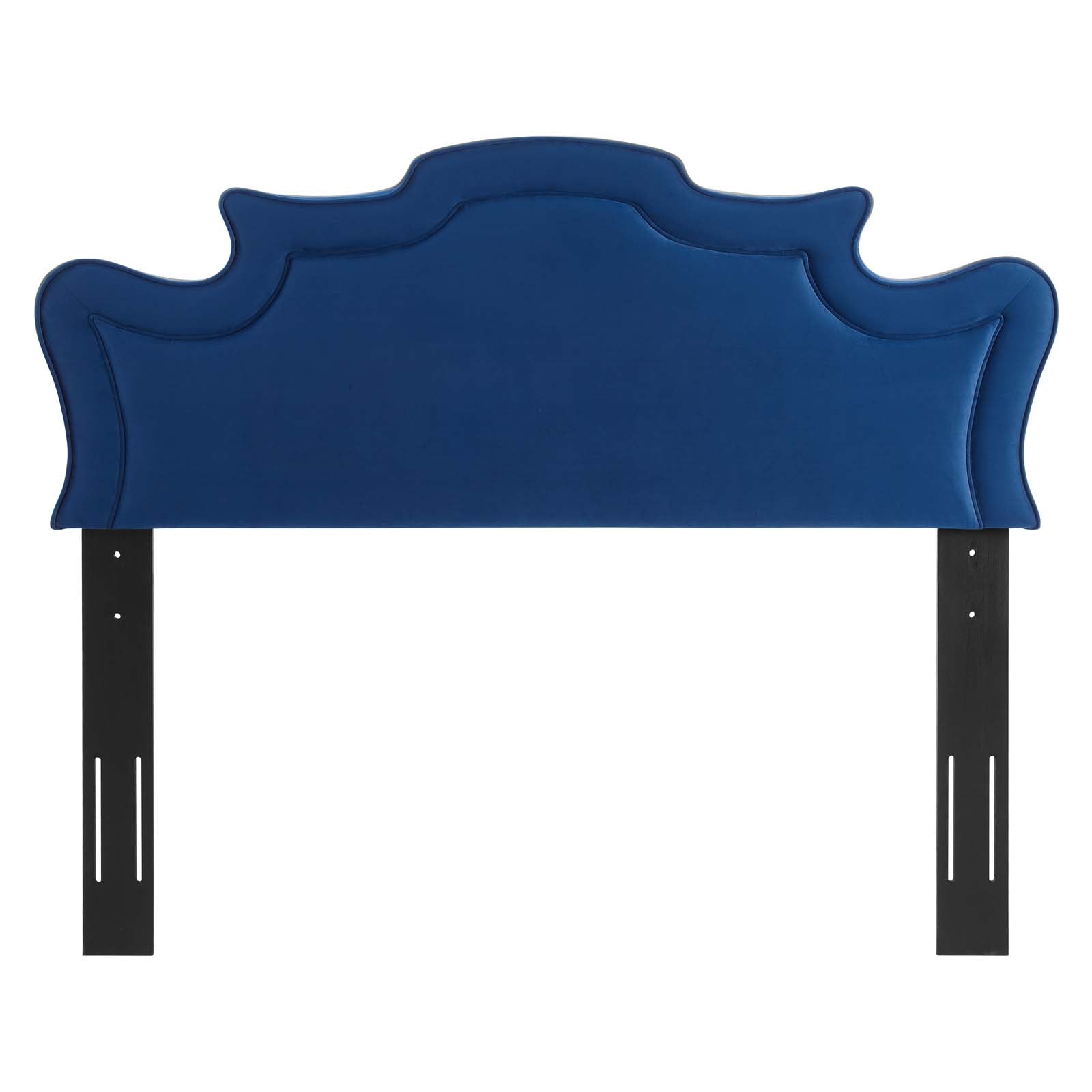 Modway Headboards - Evangeline Performance Velvet Twin Headboard Navy