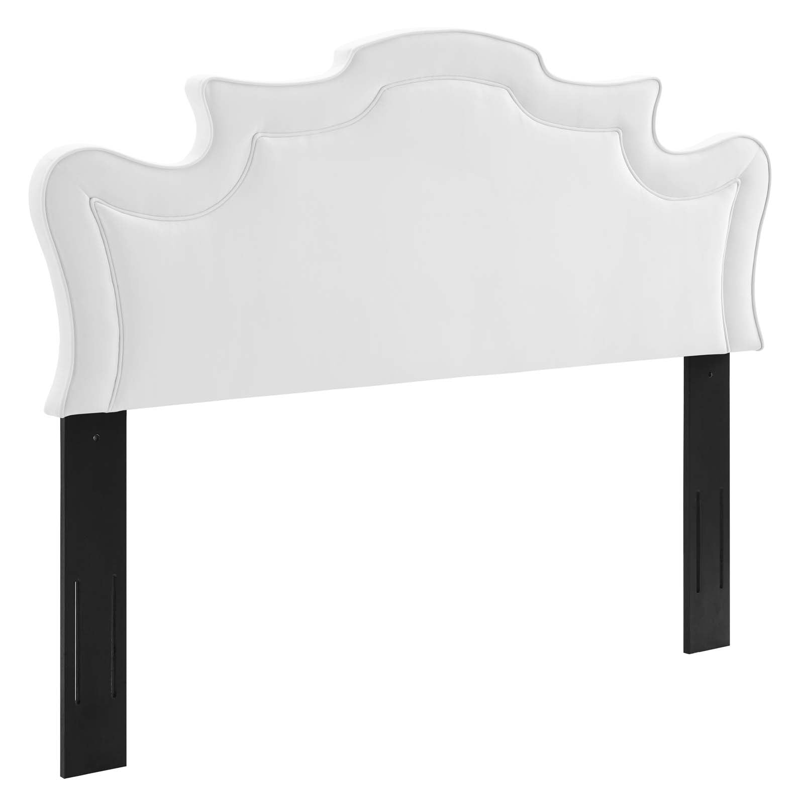 Modway Headboards - Evangeline Performance Velvet King/California King Headboard White