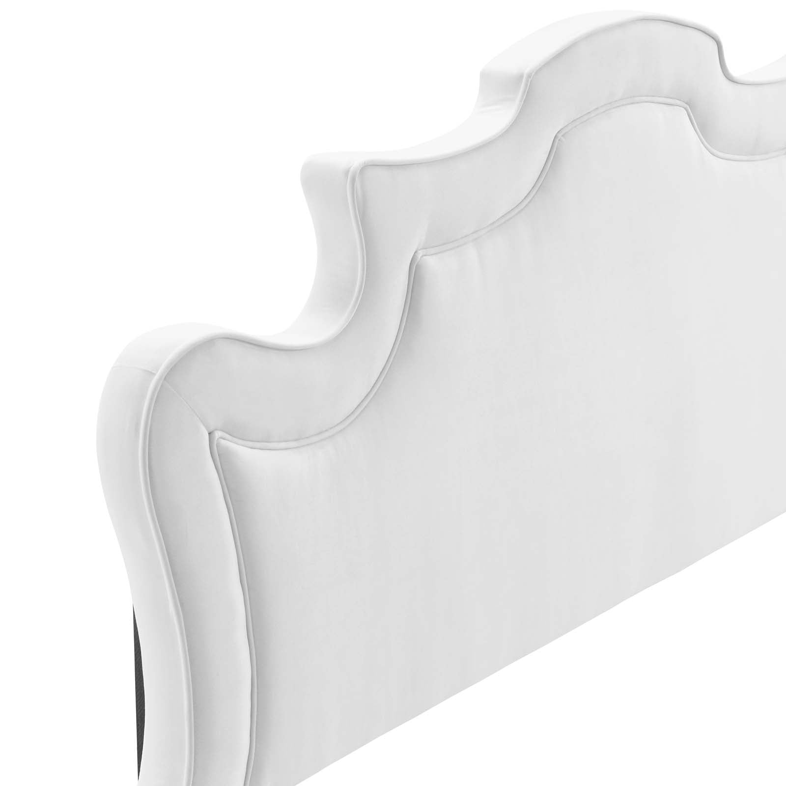 Modway Headboards - Evangeline Performance Velvet King/California King Headboard White