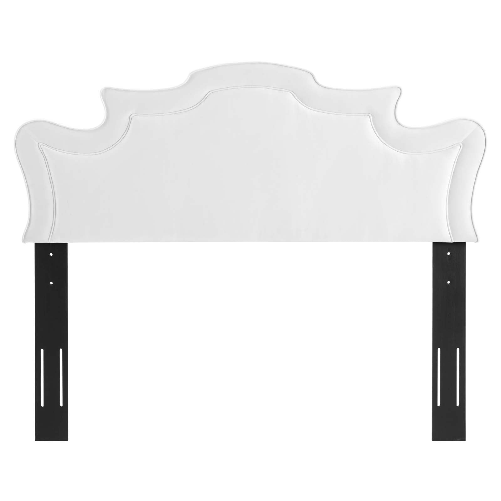 Modway Headboards - Evangeline Performance Velvet King/California King Headboard White