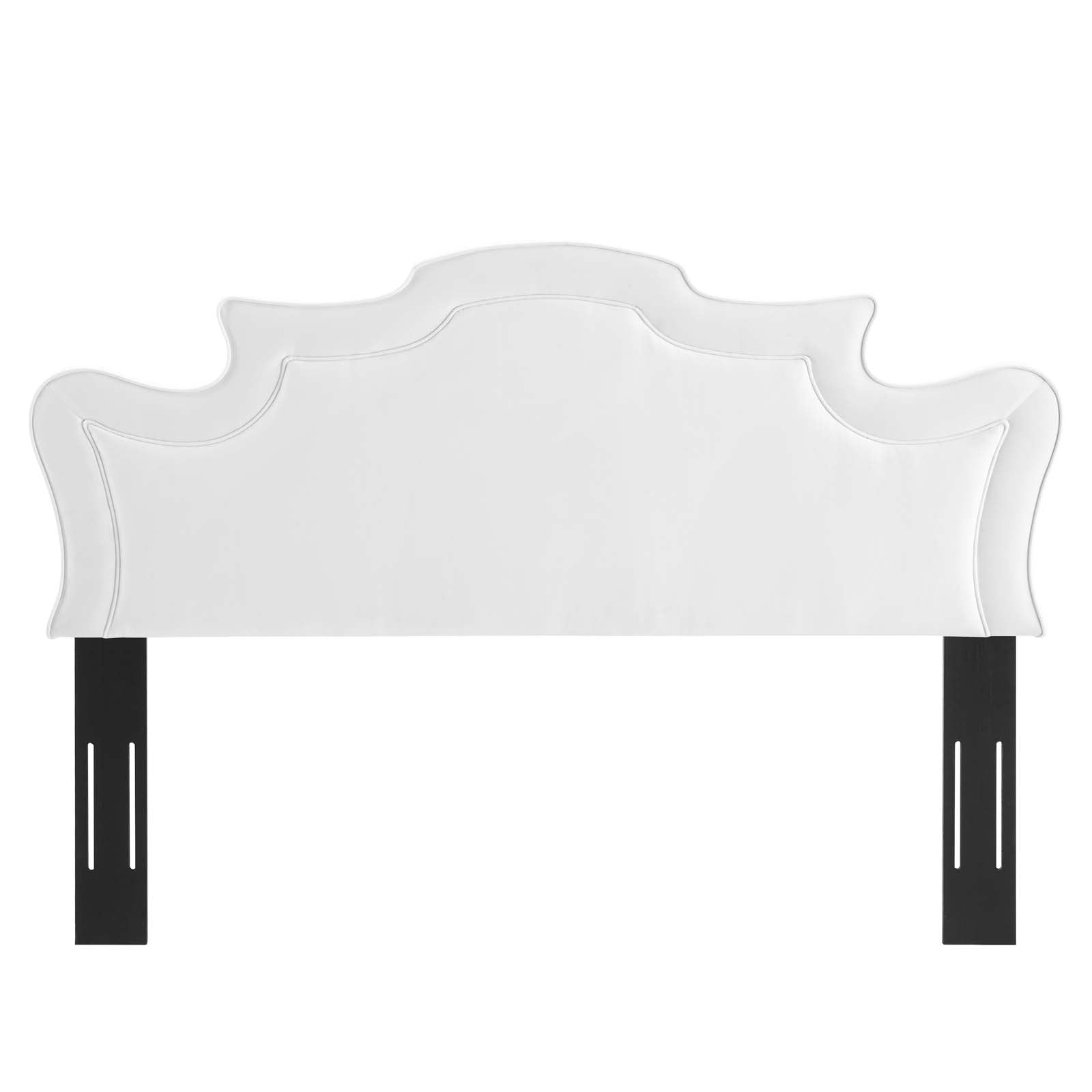 Modway Headboards - Evangeline Performance Velvet King/California King Headboard White