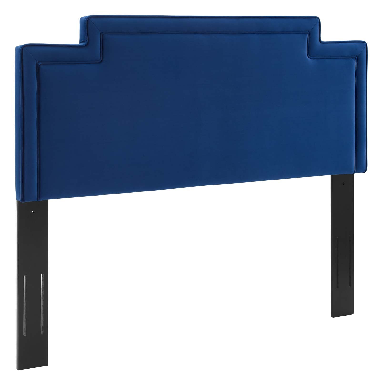 Modway Headboards - Transfix Performance Velvet Twin Headboard Navy