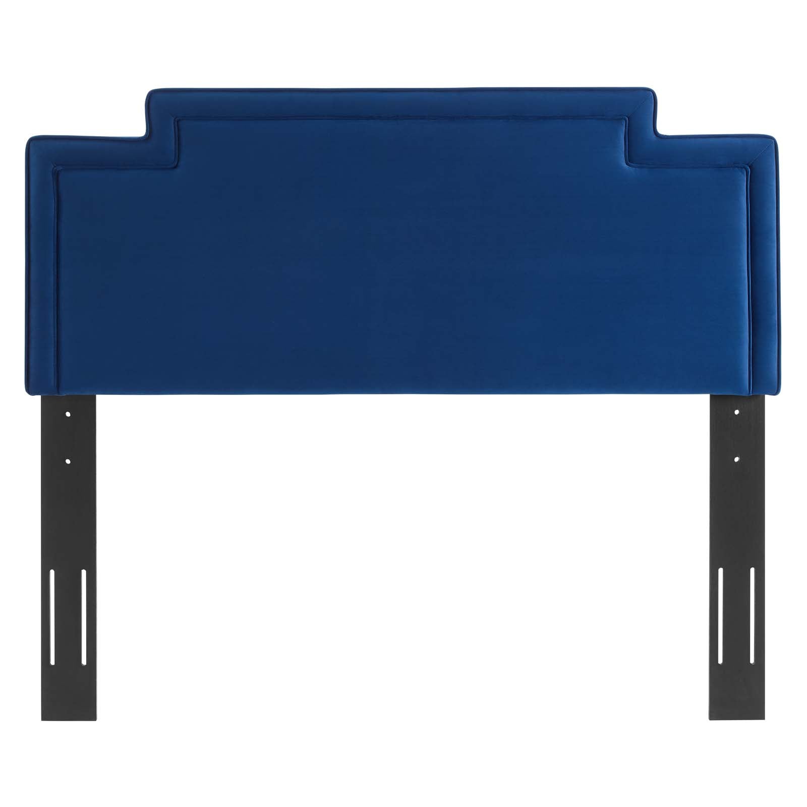 Modway Headboards - Transfix Performance Velvet Twin Headboard Navy