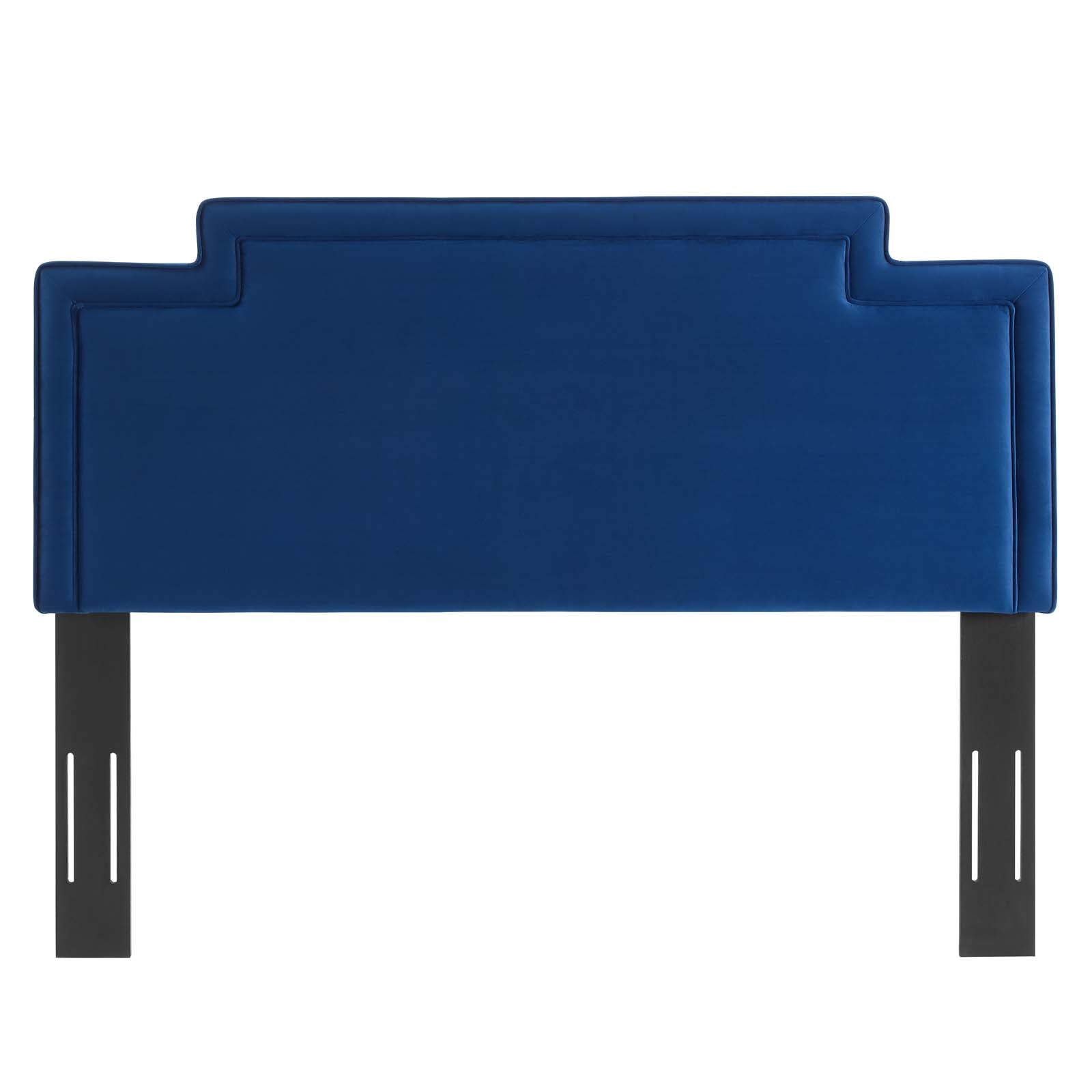 Modway Headboards - Transfix Performance Velvet Twin Headboard Navy