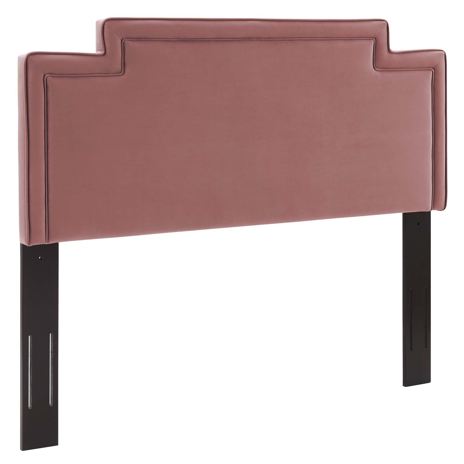 Modway Headboards - Transfix Performance Velvet King/California King Headboard Dusty Rose