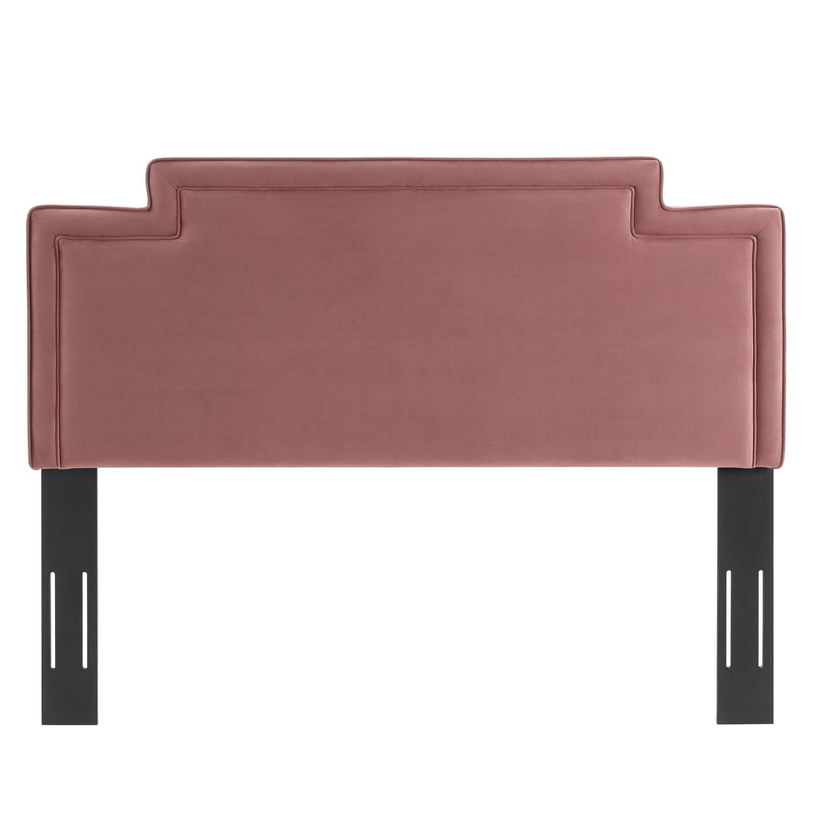 Modway Headboards - Transfix Performance Velvet King/California King Headboard Dusty Rose