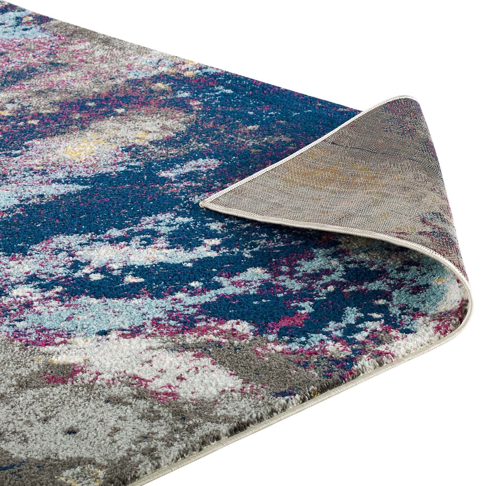 Modway Indoor Rugs - Entourage Adeline Contemporary Modern Abstract 8x10 Area Rug Multicolored