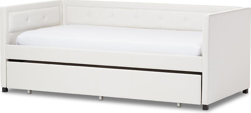 Shop Baxton Studio Frank Modern and Contemporary White Faux