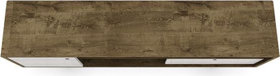 Manhattan Comfort TV & Media Units - Liberty 70.86" Mid-Century - Modern TV St& Rustic Brown & White