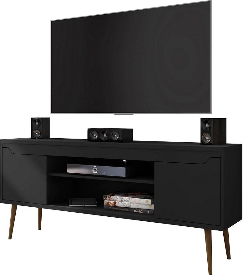 Manhattan Comfort TV & Media Units - Bradley 62.99 TV Stand Black