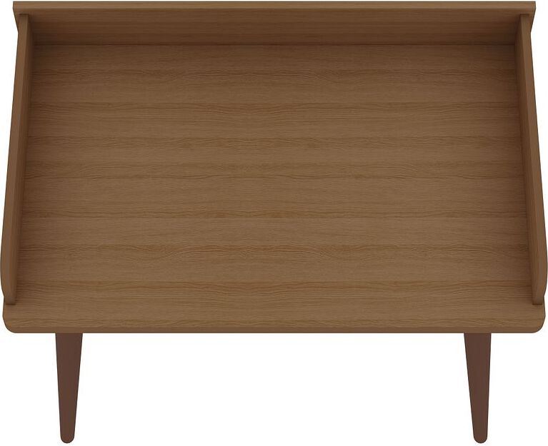 Manhattan Comfort Desks - Hampton 35.43 Home Office Desk with Solid Wood Legs in Maple Cream