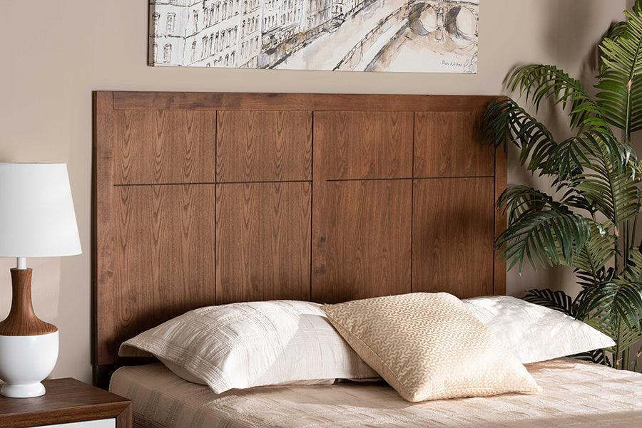 Wholesale Interiors Headboards - Monroe Queen Headboard Ash Walnut