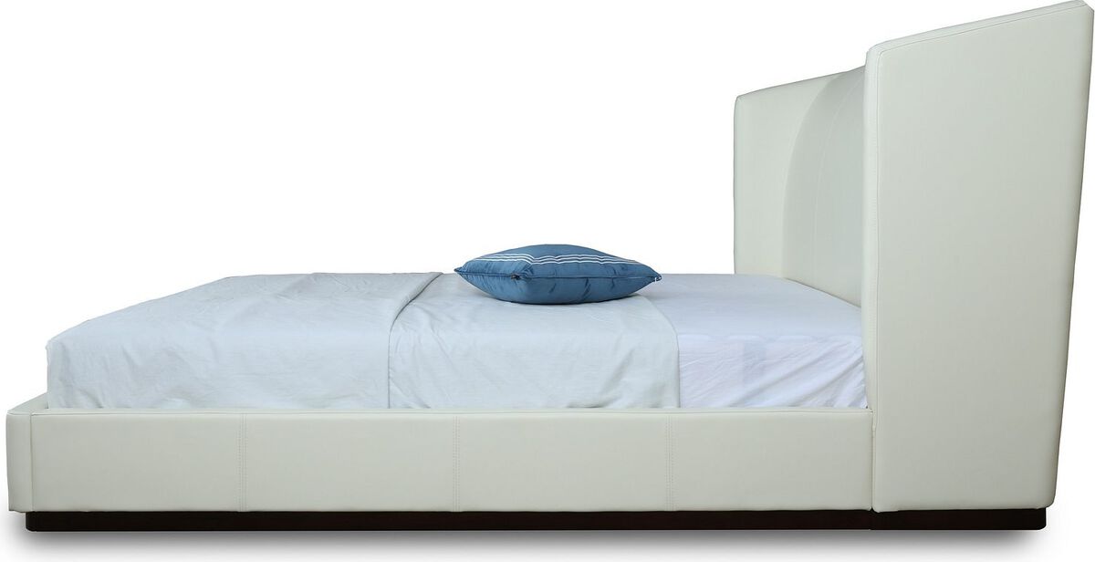 Manhattan Comfort Beds - Lenyx Cream Queen Bed