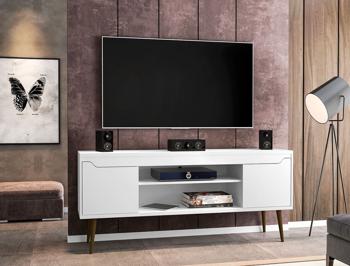 Manhattan Comfort TV & Media Units - Bradley 62.99 TV Stand White