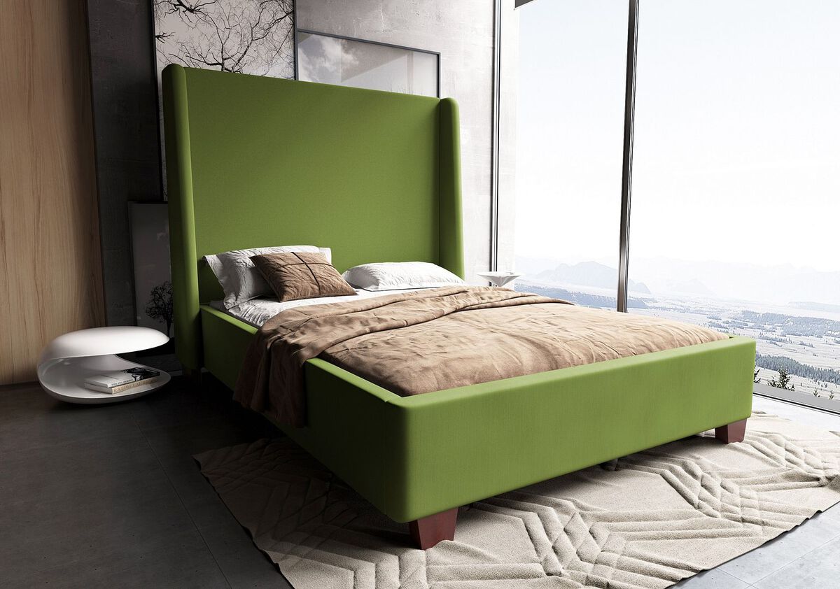 Manhattan Comfort Beds - Parlay Pine Green Full Bed