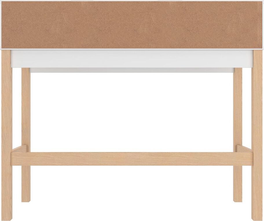 Manhattan Comfort Desks - Bowery Desk in White & Oak