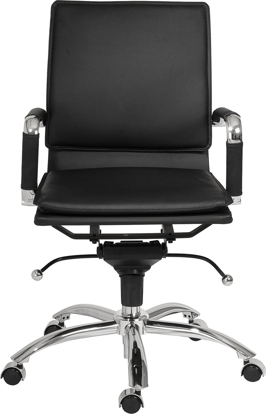 Euro Style Task Chairs - Gunar Pro Low Back Office Chair Black