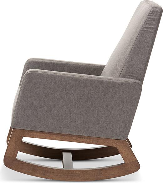 Baxton studio deals yashiya rocking chair