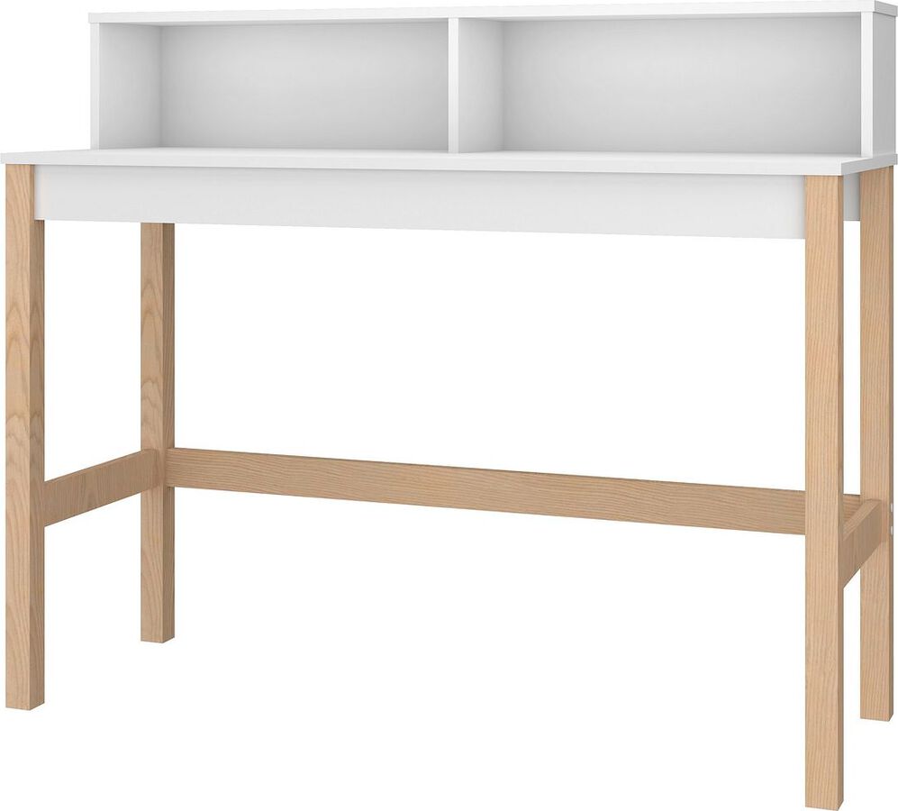 Manhattan Comfort Desks - Bowery Desk in White & Oak