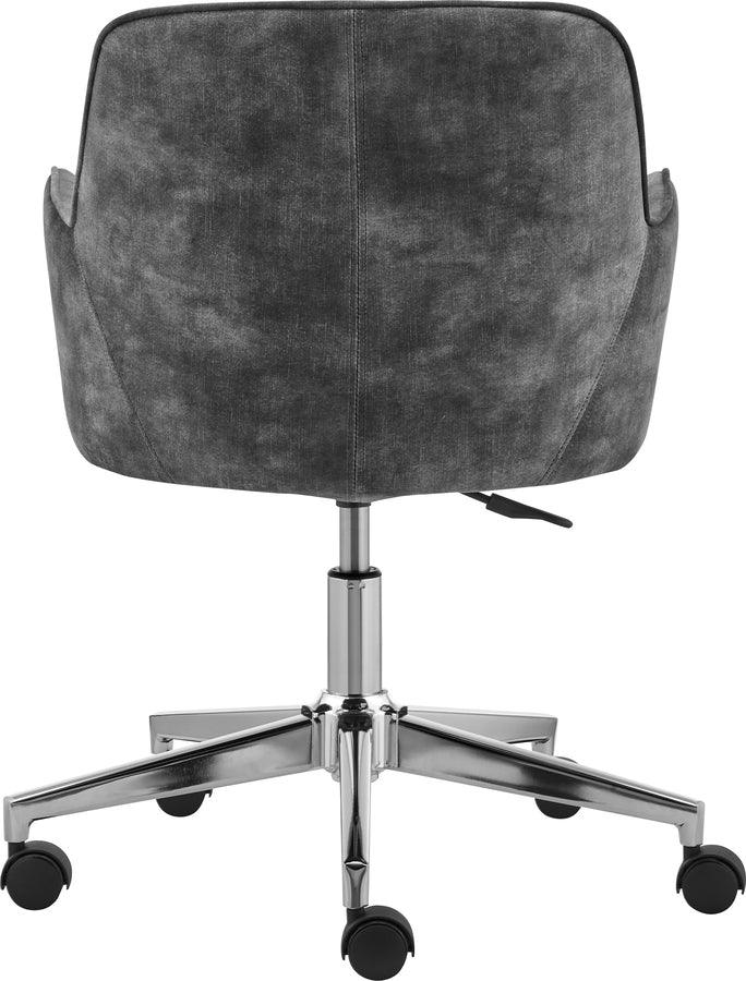 Euro Style Task Chairs - Sunny Pro Office Chair in Velvet Gray