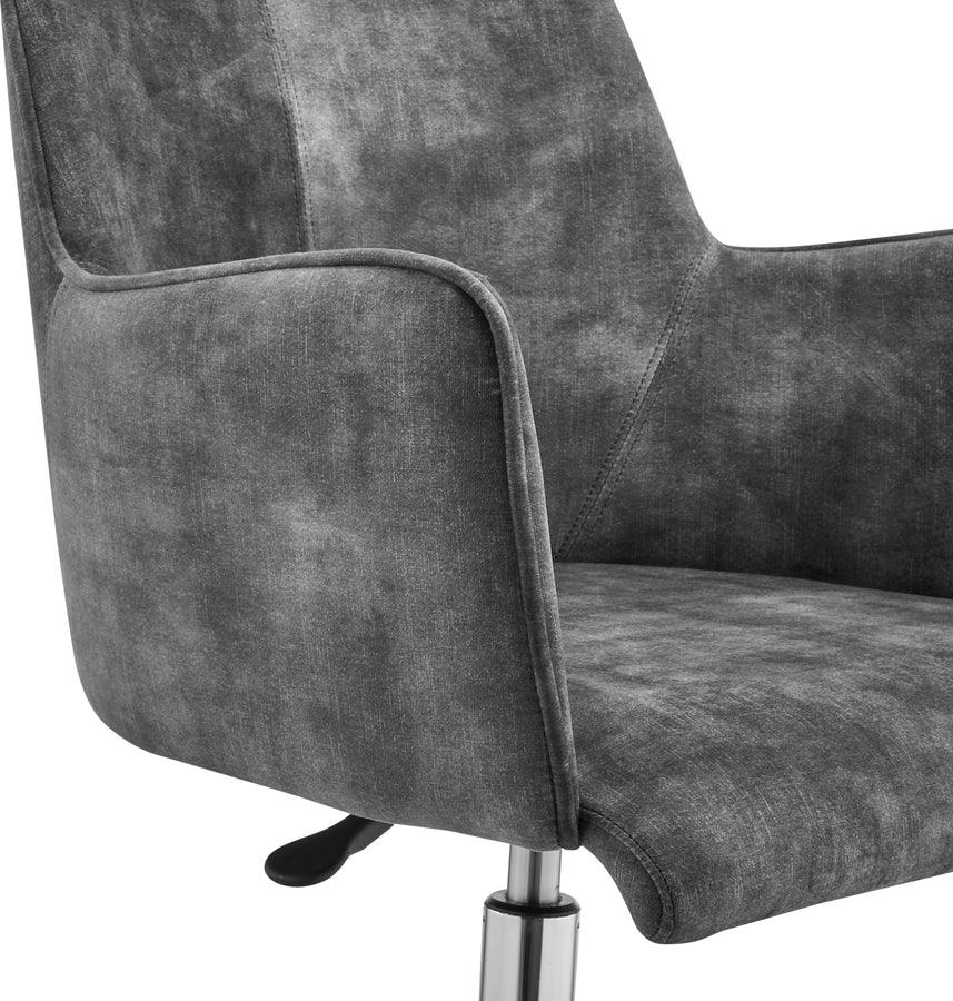 Euro Style Task Chairs - Sunny Pro Office Chair in Velvet Gray