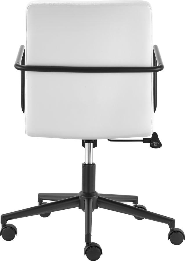 Euro Style Task Chairs - Leander Low Back Office Chair White