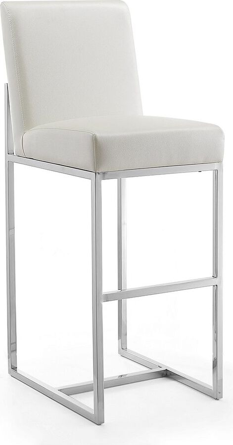 White steel best sale bar stools