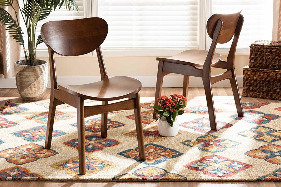 Mid century modern dining chairs set of discount 2