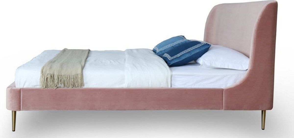 Manhattan Comfort Beds - Heather Queen Bed Blush