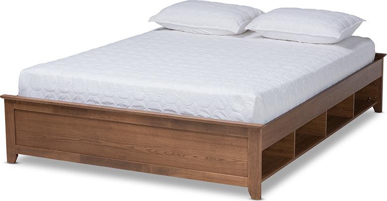 Wholesale Interiors Beds - Anders Full Storage Bed Ash walnut