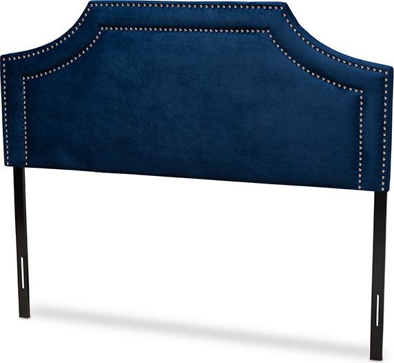 Wholesale Interiors Headboards - Avignon Full Headboard Navy Blue