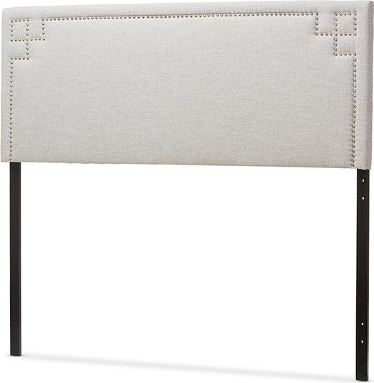 Wholesale Interiors Headboards - Geneva Queen Headboard Grayish Beige