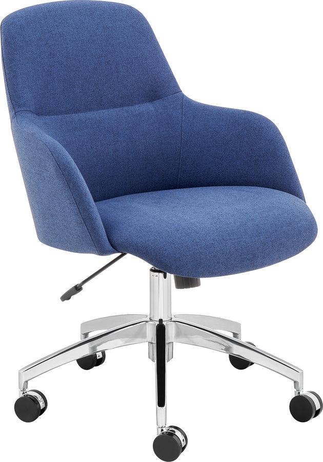 Euro Style Task Chairs - Minna Office Chair Blue