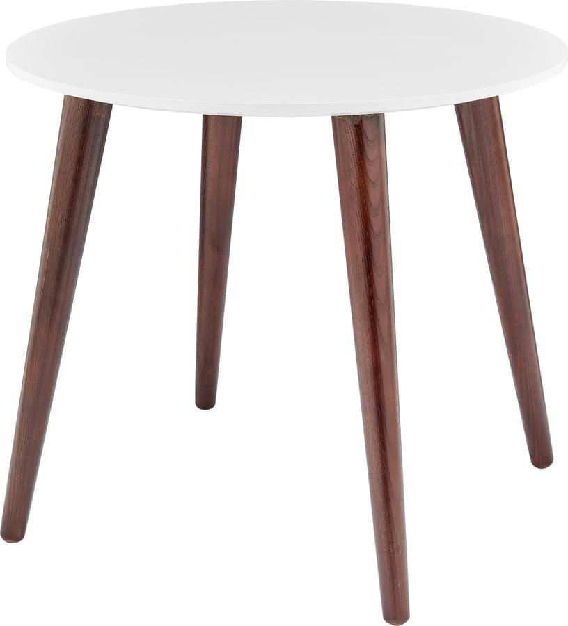 Euro Style Side & End Tables - Manon Round Side Table White