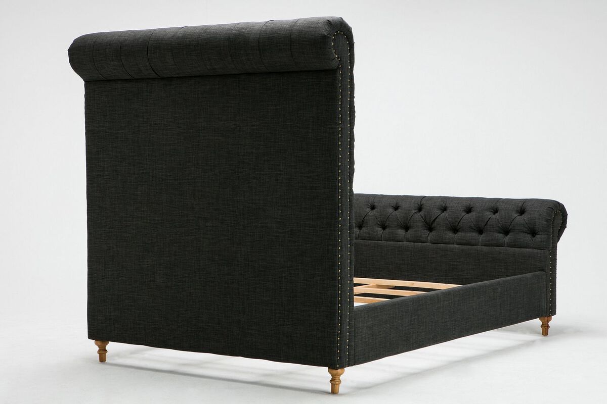 Manhattan Comfort Beds - Empire Charcoal Queen Bed