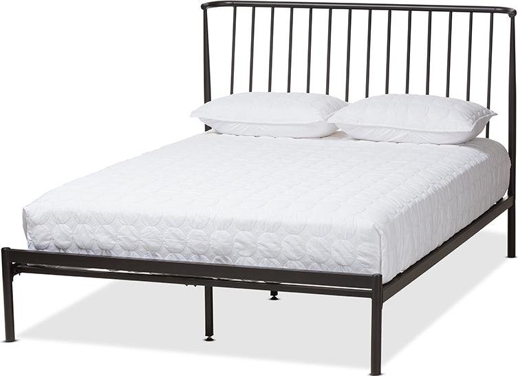 Wholesale Interiors Beds - Irvine Queen Platform Bed Black