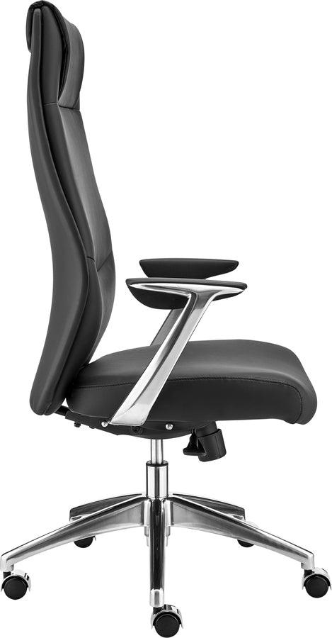 Euro Style Task Chairs - Crosby High Back Office Chair Black