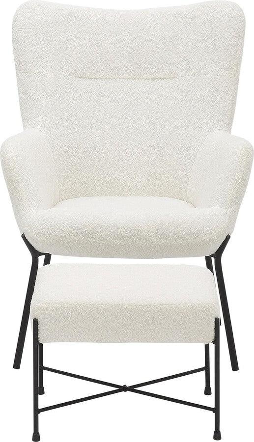 Izzy lounge best sale chair with ottoman