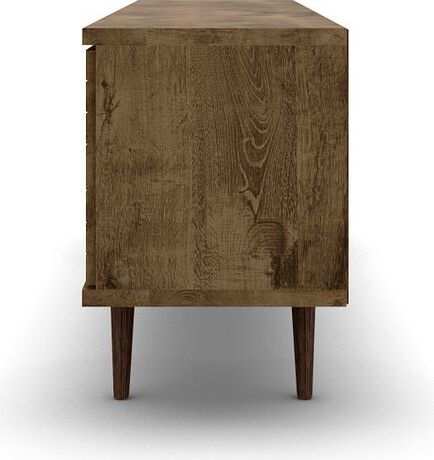 Manhattan Comfort TV & Media Units - Liberty 62.99" Mid-Century - Modern TV St& Rustic Brown