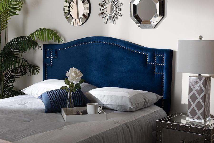 Wholesale Interiors Headboards - Aubrey Queen Headboard Royal Blue