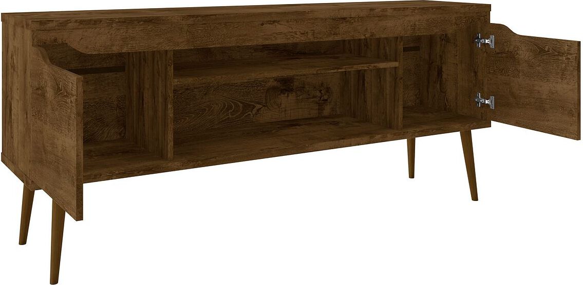 Manhattan Comfort TV & Media Units - Bradley 62.99 TV Stand Rustic Brown