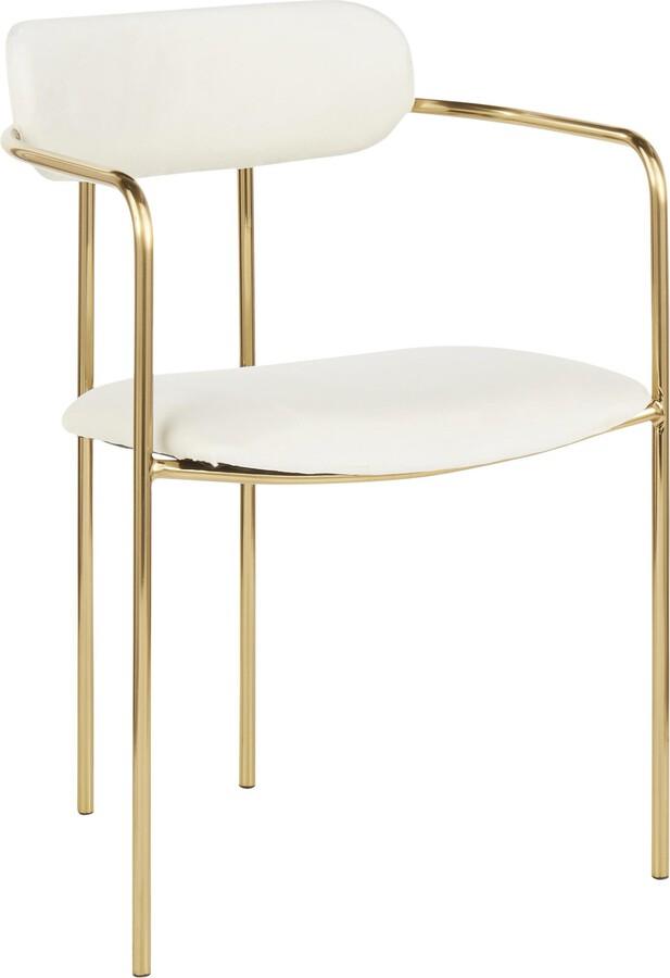 Gold metal dining chair hot sale