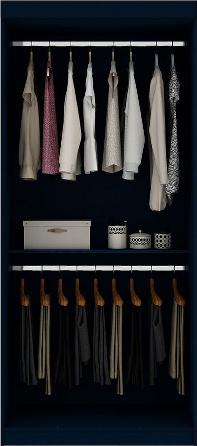 Double Hang Clothes Closet