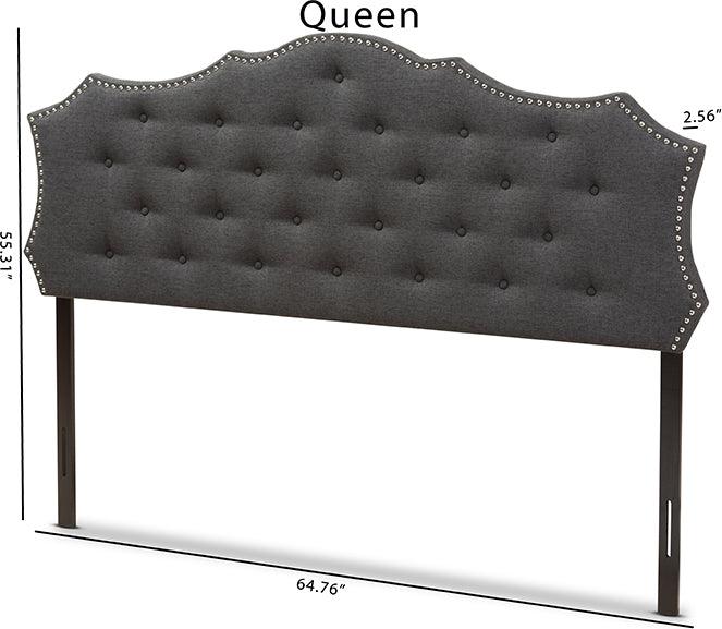 Wholesale Interiors Headboards - Aurora Queen Headboard Dark Gray